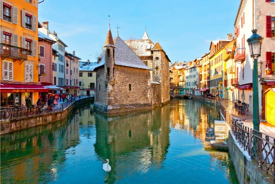 Centro storico di Annecy in Francia