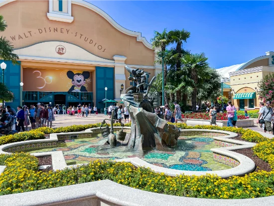 L’area dell’ex Walt Disney Studios Park, oggi Disney Adventure World