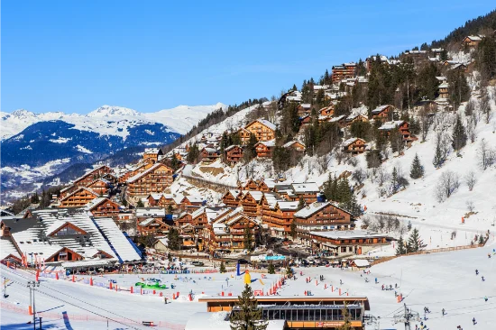Stazione sciistica di Méribel in Francia