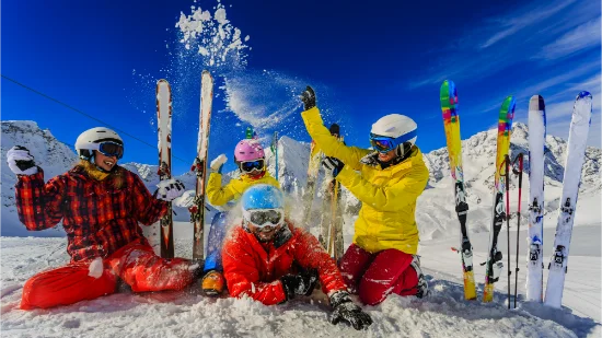 Vacanza sulla neve con bambini nelle Alpi francesi