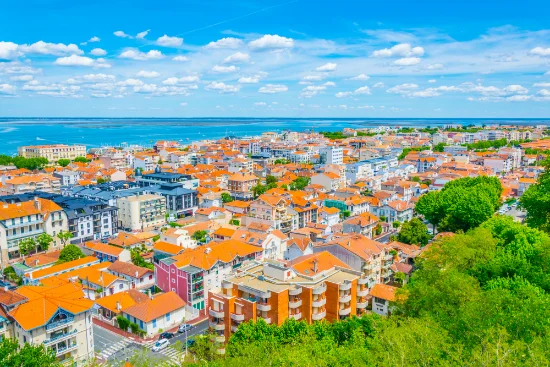 Veduta aerea di Arcachon, Francia