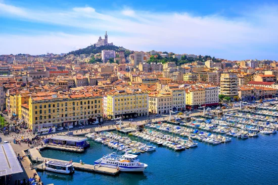 Centro storico e porto di Marsiglia